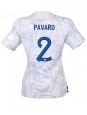Frankreich Benjamin Pavard #2 Auswärtstrikot für Frauen WM 2022 Kurzarm